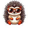 Igel Mit Sonnenbrille Igel Sarkasmus Tierliebhaber