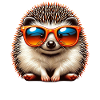Igel Mit Sonnenbrille Igel Sarkasmus Tierliebhaber
