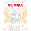 Never underestimate an old biker