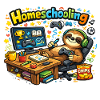 Homeschooling Sloth Gamer