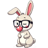 Rabbit chewing gum