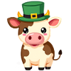Vache à la Saint-Patrick