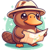 Explorer's beaver with card hat