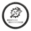 Richtiger Handwerker Logo Metall