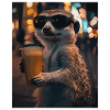 Coffee Meerkat Sunglasses