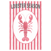 Saison du homard : design rétro d’été