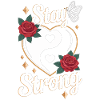 Chemise Stay Strong – Cœur Yin Yang