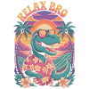 Maglietta Relax Bro Dino – Vibrazioni estive