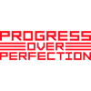 Progress Over Perfection Spruch Motivation Mindset