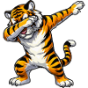 Dab Tiger Cartoon