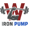 Iron Pump Krafttraining Emblem