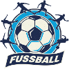 Fussball Kreis Emblem Dynamik