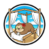 Beach Spa Sloth Animal Relaxing Art