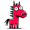 Kunterbuntes Pony-Doodle