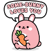 Some Bunny Loves You Carrot Cute