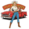 Texas Queen Pinup