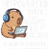 Introvertiert, Aber Diskussionsfreudig Capybara