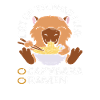 J’aime les ramen capybaras, mignons, drôles