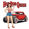 Hot Rod Queen Pinup