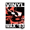 Plakat DJ Vinyl Wax 83 Plattenspieler