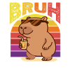 Bruh Capybaras Sunglasses Cute Funny Animal