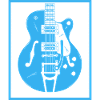 Retro Guitar Silhouette