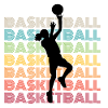 Basketballpige Vintage