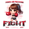 Boxeur chibi puissant