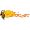 Scooby-Doo With Flame And Text