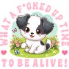 Funny Black Humor Dogs Design