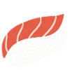 Tuna Nigiri Minimal Sushi Art