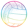 Volleyball Rainbow