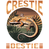 Funny Reptile Crested Gecko
