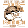 Funny Reptile Crested Gecko