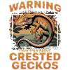 Funny Reptile Crested Gecko