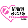 Mom 2027 loading heart version girl pink