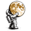 Astronaut Weltall Space Shirt