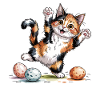 Easter T-Shirt – Cat with Egg