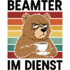 Beamter Kaffee Bär Beamtentum Beamte