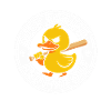 Duck Around and Find Out Funny Duck Badge