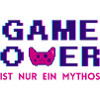 Game Over Mythos Dark Retro Pixel