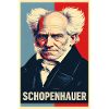 Arthur Schopenhauer Pop Art Portrait