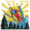 Ski jumping, flying like pros