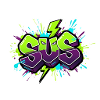SUS Graffiti Neon Splash