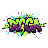 Digga Graffiti Neon Burst
