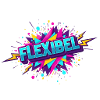 Flexibel Comic Neon Explosion