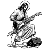 Guitar Jesus - Funny Christian Rock Meme