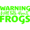 Warning będzie mówić o żabach – zabawnym zwierzęciu.