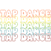 Tap Dance Pastel Rainbow