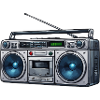 Retro Boombox Ghetto Blaster
